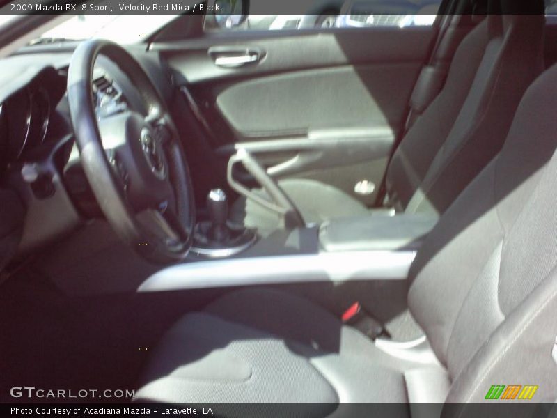 Velocity Red Mica / Black 2009 Mazda RX-8 Sport