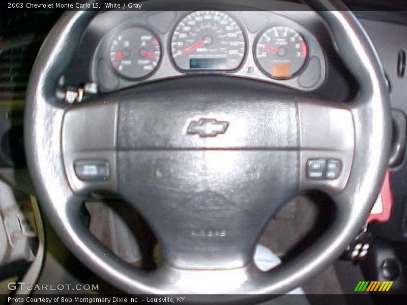 White / Gray 2003 Chevrolet Monte Carlo LS