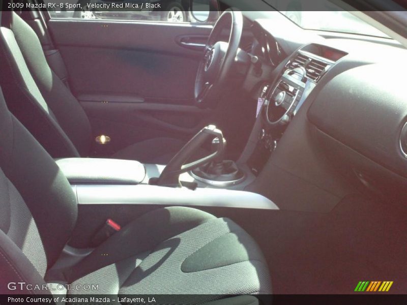 Velocity Red Mica / Black 2009 Mazda RX-8 Sport