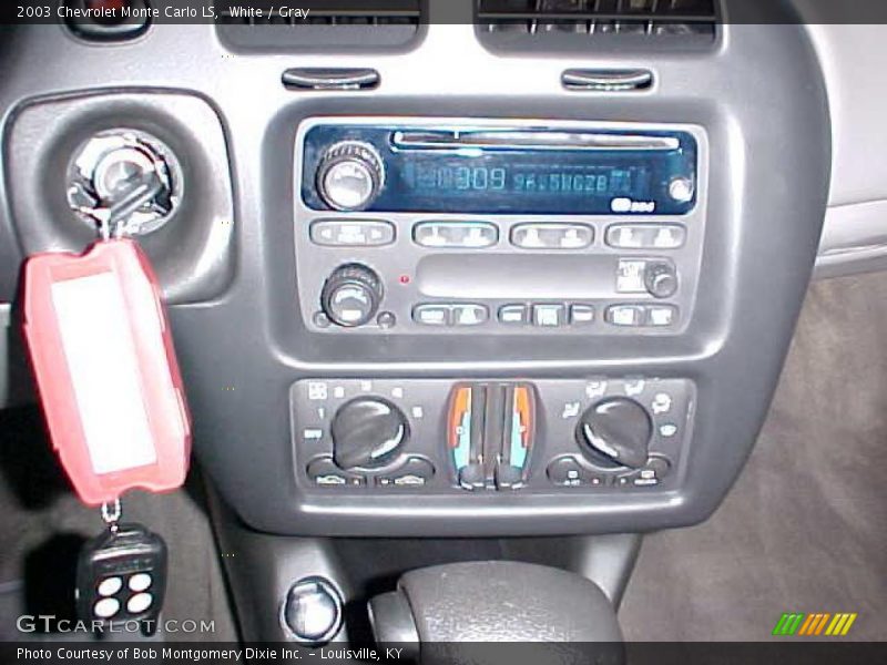 White / Gray 2003 Chevrolet Monte Carlo LS