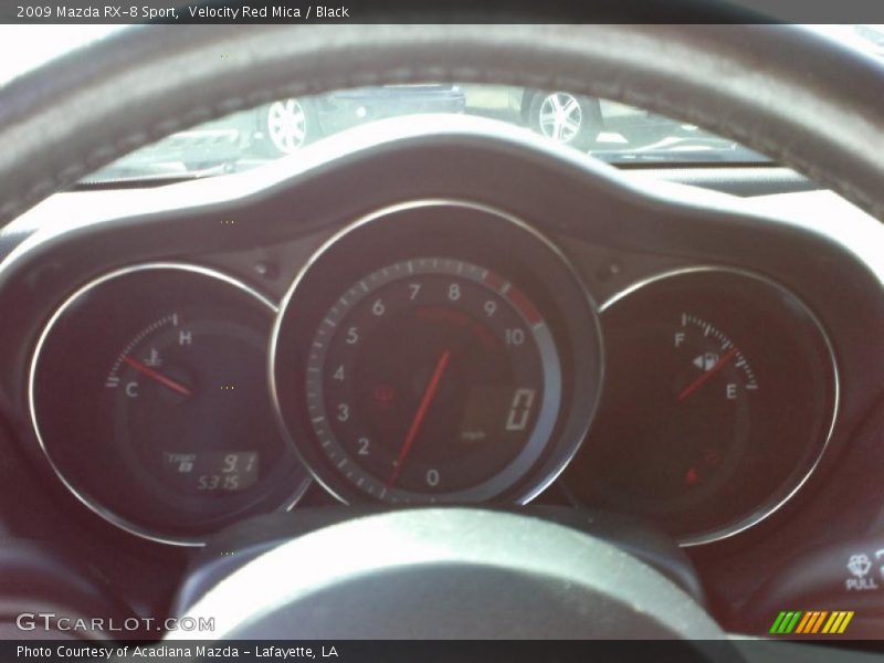 Velocity Red Mica / Black 2009 Mazda RX-8 Sport