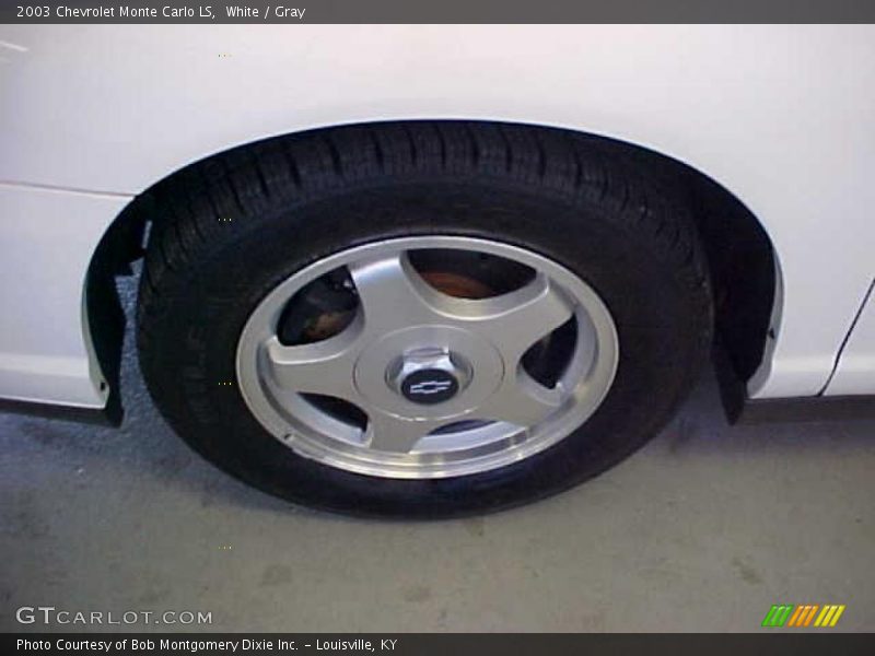 White / Gray 2003 Chevrolet Monte Carlo LS