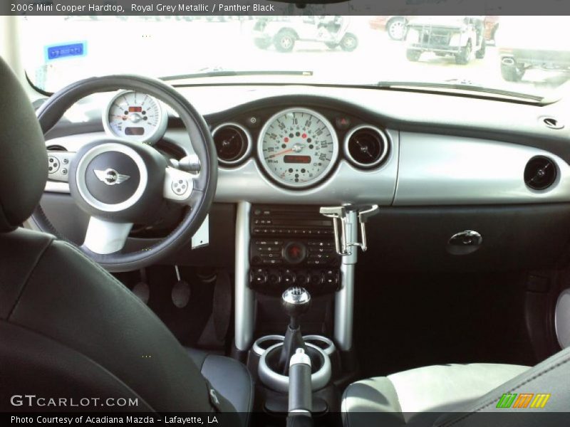 Royal Grey Metallic / Panther Black 2006 Mini Cooper Hardtop