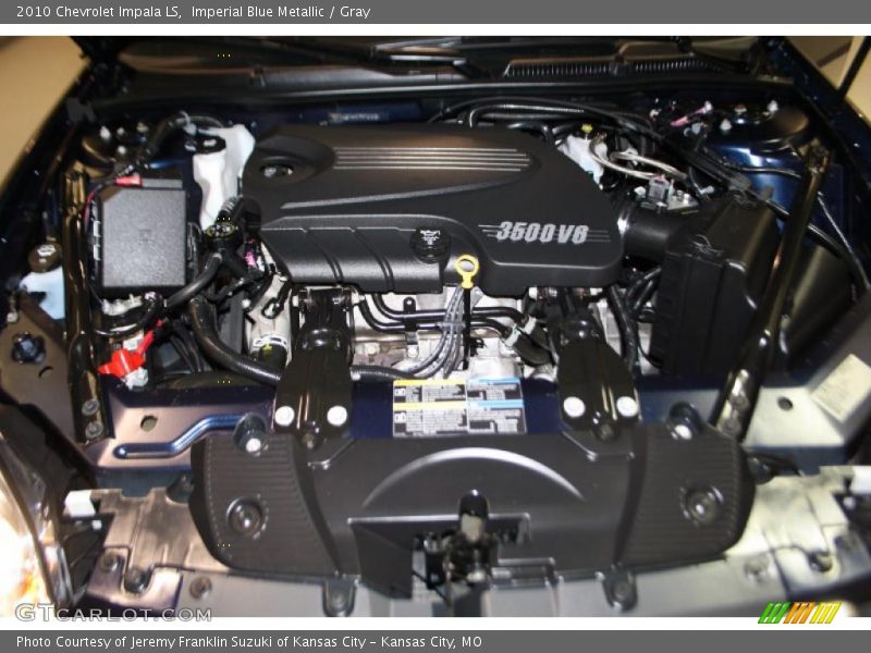 Imperial Blue Metallic / Gray 2010 Chevrolet Impala LS