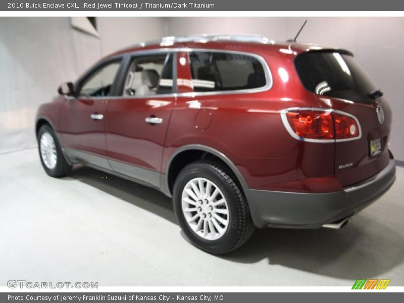 Red Jewel Tintcoat / Titanium/Dark Titanium 2010 Buick Enclave CXL