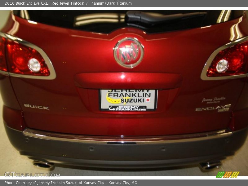 Red Jewel Tintcoat / Titanium/Dark Titanium 2010 Buick Enclave CXL