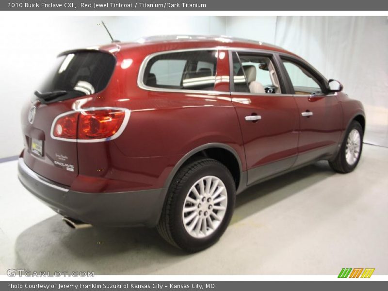 Red Jewel Tintcoat / Titanium/Dark Titanium 2010 Buick Enclave CXL