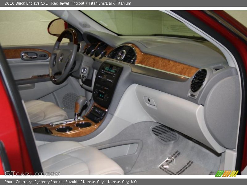 Red Jewel Tintcoat / Titanium/Dark Titanium 2010 Buick Enclave CXL