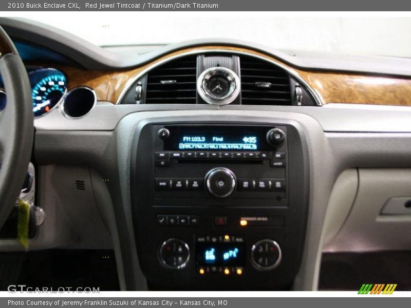 Red Jewel Tintcoat / Titanium/Dark Titanium 2010 Buick Enclave CXL