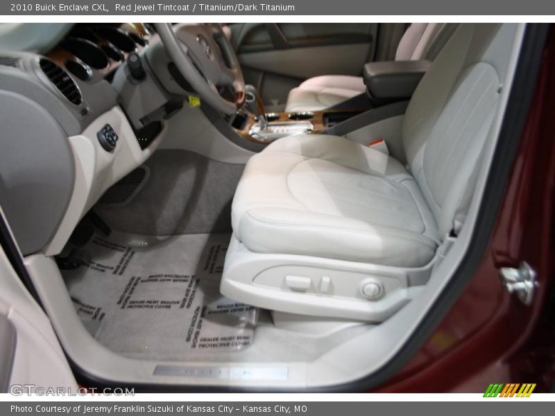 Red Jewel Tintcoat / Titanium/Dark Titanium 2010 Buick Enclave CXL