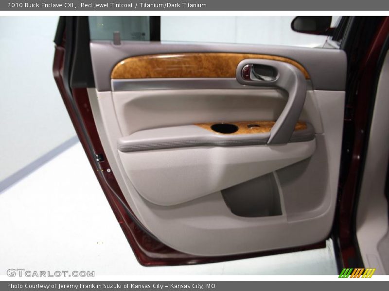 Red Jewel Tintcoat / Titanium/Dark Titanium 2010 Buick Enclave CXL