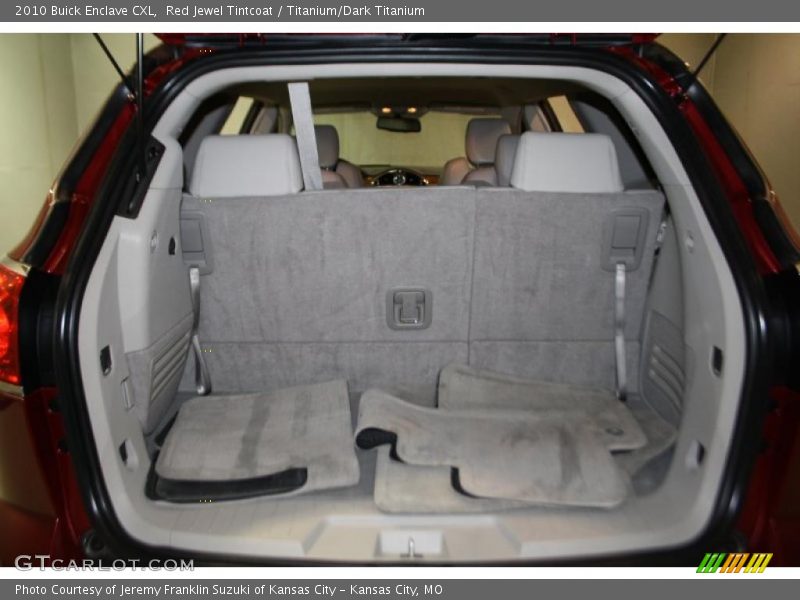 Red Jewel Tintcoat / Titanium/Dark Titanium 2010 Buick Enclave CXL