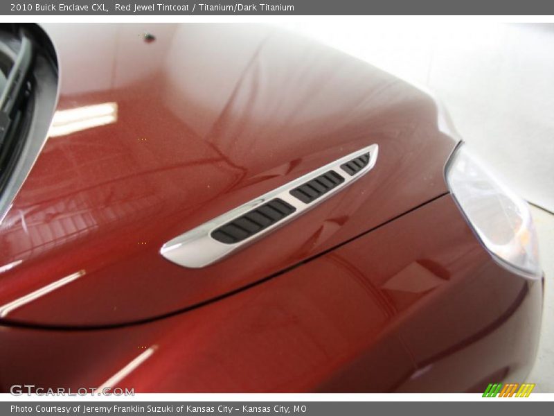 Red Jewel Tintcoat / Titanium/Dark Titanium 2010 Buick Enclave CXL