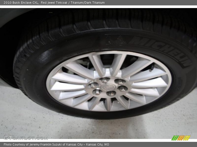 Red Jewel Tintcoat / Titanium/Dark Titanium 2010 Buick Enclave CXL