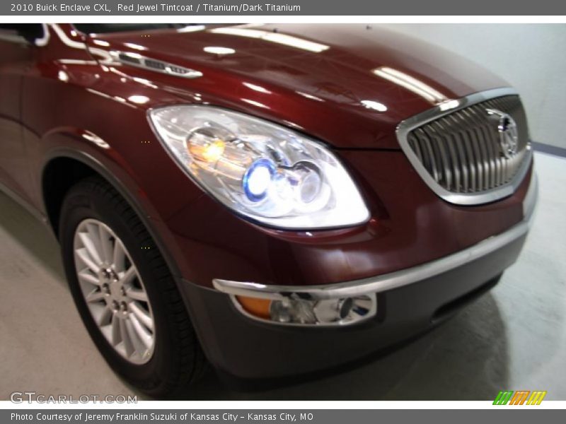 Red Jewel Tintcoat / Titanium/Dark Titanium 2010 Buick Enclave CXL