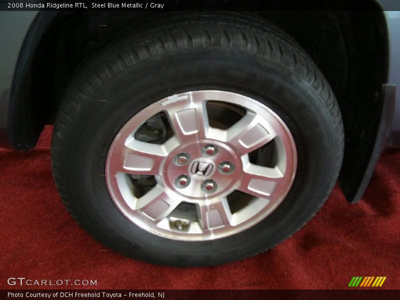 Steel Blue Metallic / Gray 2008 Honda Ridgeline RTL
