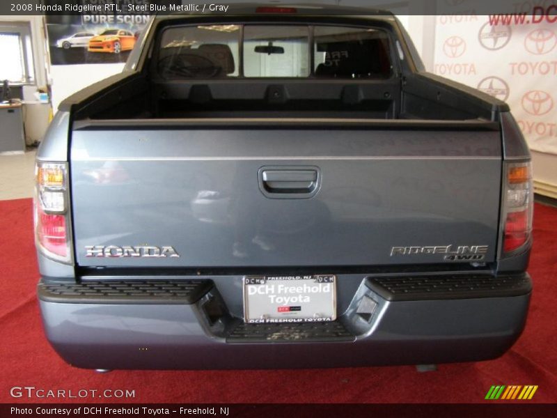 Steel Blue Metallic / Gray 2008 Honda Ridgeline RTL
