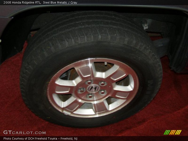 Steel Blue Metallic / Gray 2008 Honda Ridgeline RTL