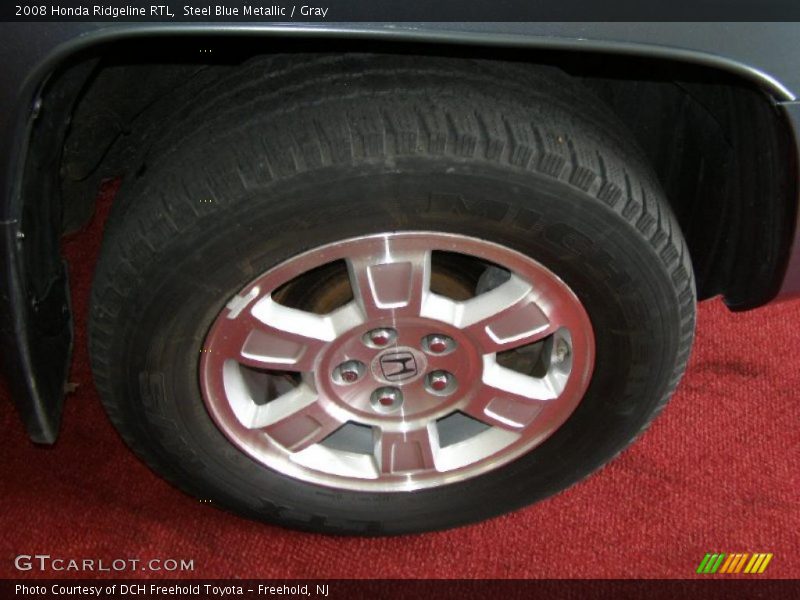 Steel Blue Metallic / Gray 2008 Honda Ridgeline RTL