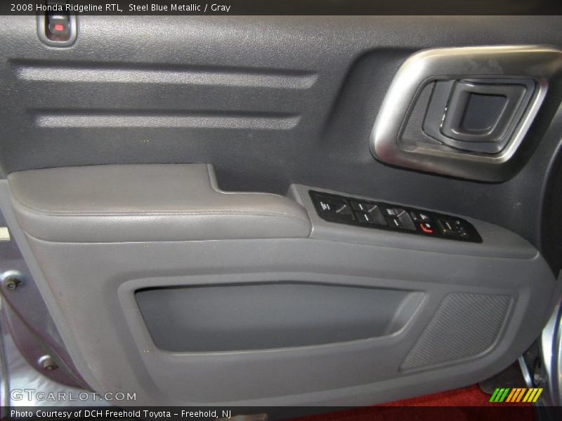 Steel Blue Metallic / Gray 2008 Honda Ridgeline RTL