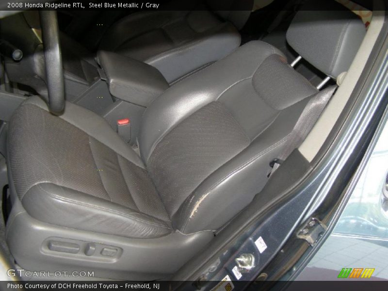 Steel Blue Metallic / Gray 2008 Honda Ridgeline RTL