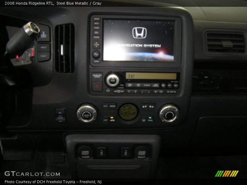 Steel Blue Metallic / Gray 2008 Honda Ridgeline RTL