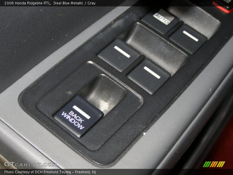 Steel Blue Metallic / Gray 2008 Honda Ridgeline RTL