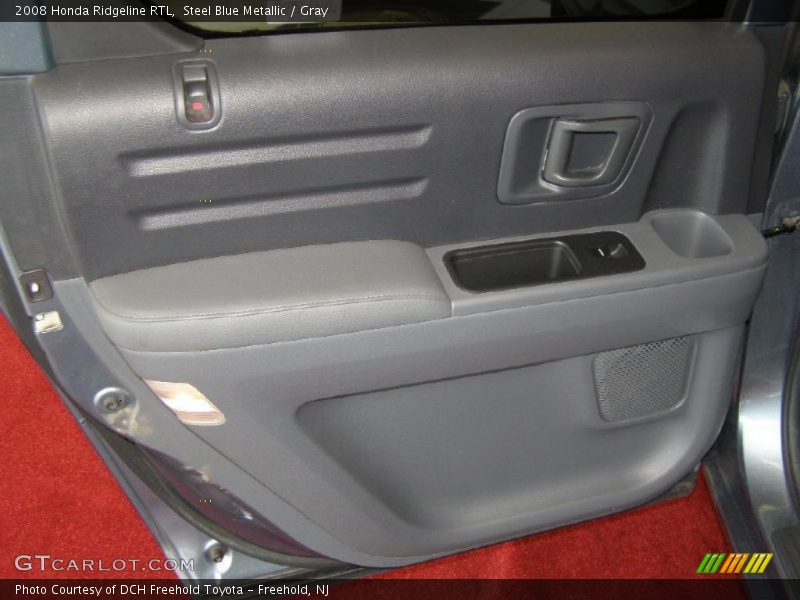 Steel Blue Metallic / Gray 2008 Honda Ridgeline RTL