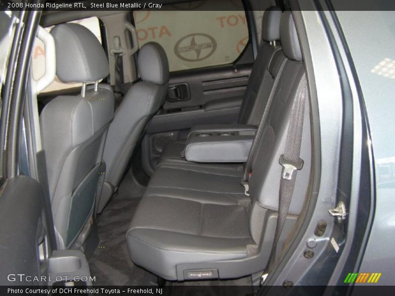 Steel Blue Metallic / Gray 2008 Honda Ridgeline RTL