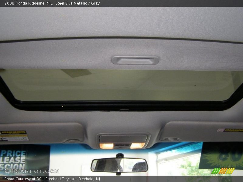 Steel Blue Metallic / Gray 2008 Honda Ridgeline RTL