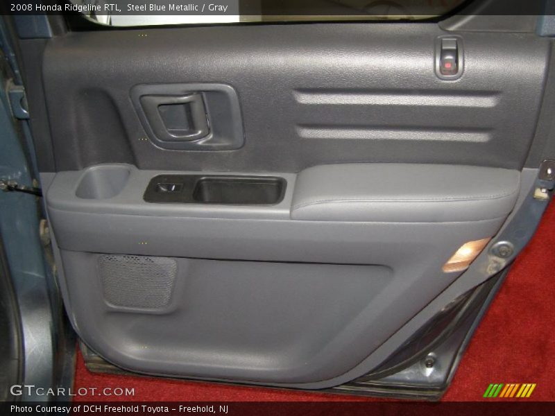 Steel Blue Metallic / Gray 2008 Honda Ridgeline RTL