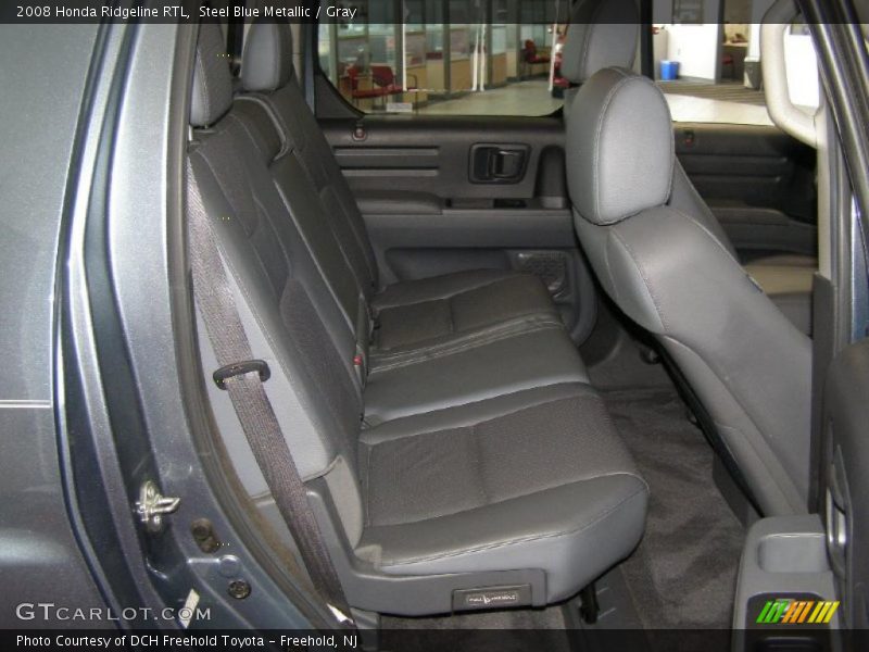 Steel Blue Metallic / Gray 2008 Honda Ridgeline RTL