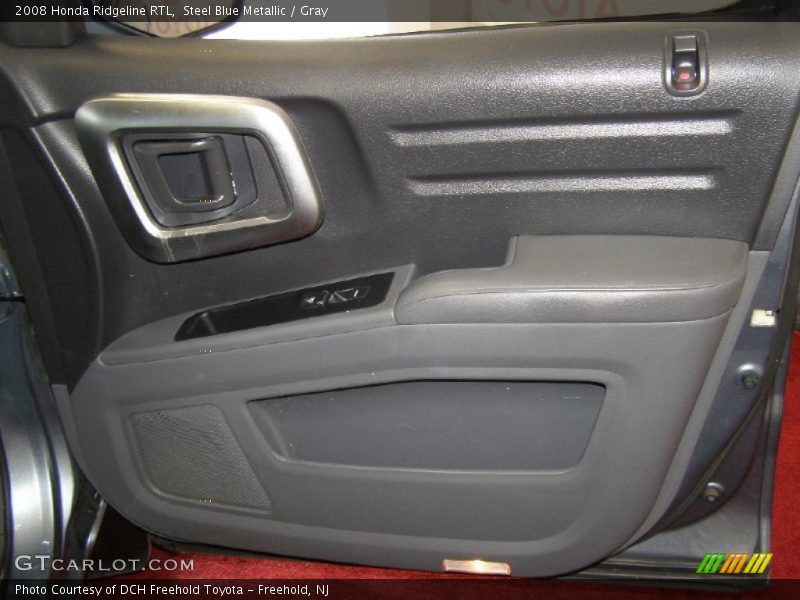 Steel Blue Metallic / Gray 2008 Honda Ridgeline RTL