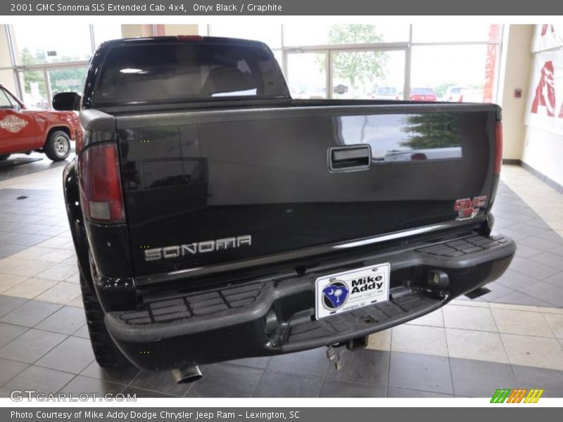Onyx Black / Graphite 2001 GMC Sonoma SLS Extended Cab 4x4