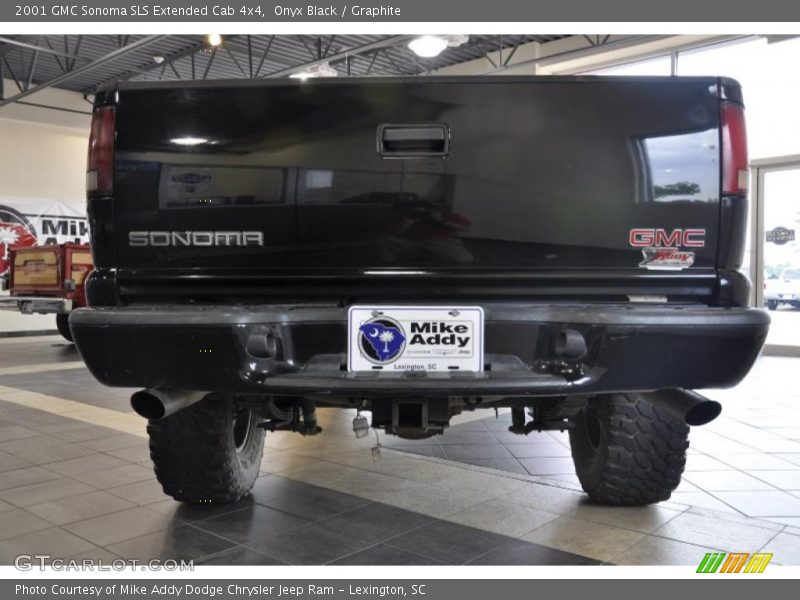 Onyx Black / Graphite 2001 GMC Sonoma SLS Extended Cab 4x4