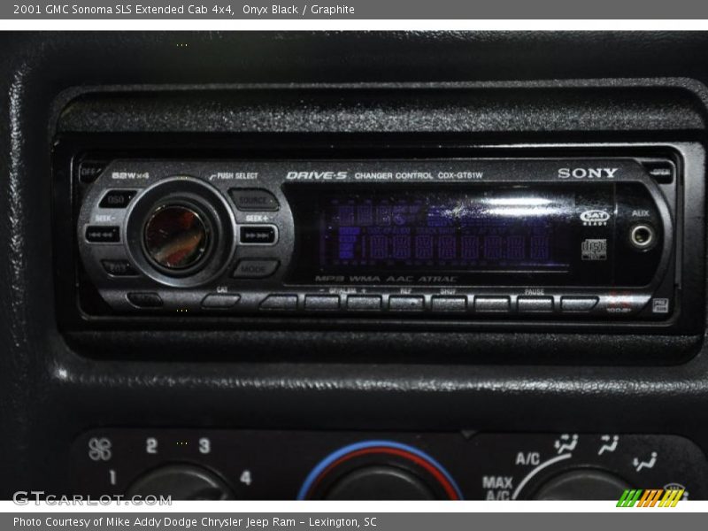 Onyx Black / Graphite 2001 GMC Sonoma SLS Extended Cab 4x4