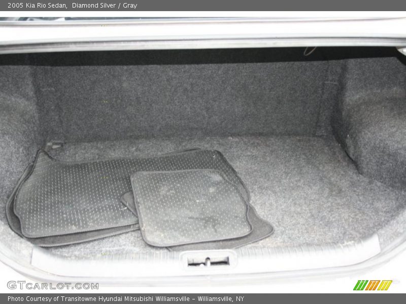 Diamond Silver / Gray 2005 Kia Rio Sedan
