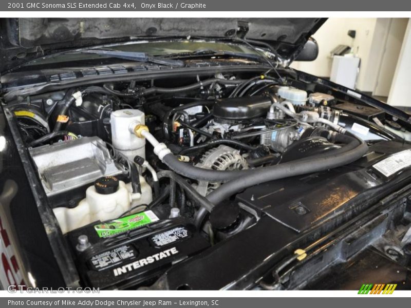Onyx Black / Graphite 2001 GMC Sonoma SLS Extended Cab 4x4