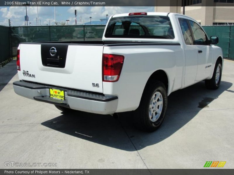 White / Graphite/Titanium 2006 Nissan Titan XE King Cab