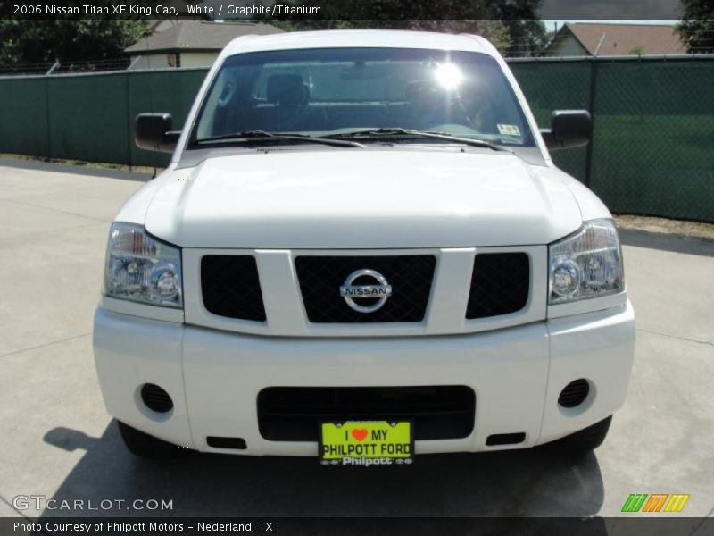 White / Graphite/Titanium 2006 Nissan Titan XE King Cab
