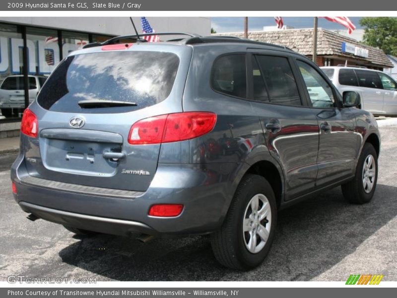 Slate Blue / Gray 2009 Hyundai Santa Fe GLS