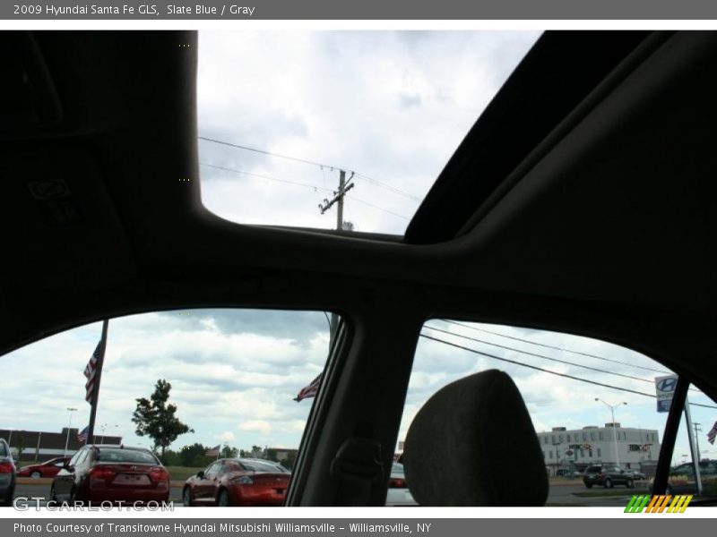 Slate Blue / Gray 2009 Hyundai Santa Fe GLS