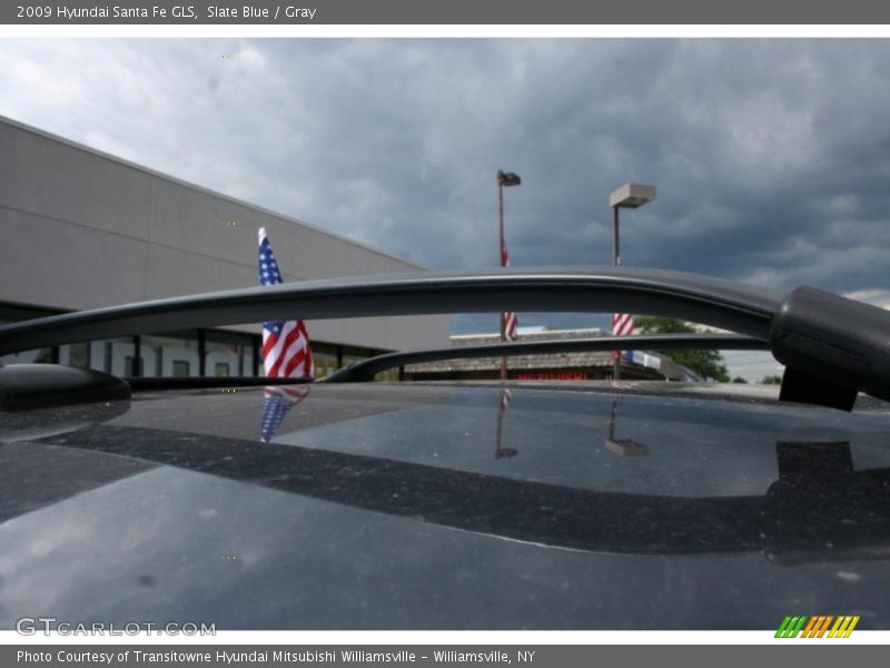 Slate Blue / Gray 2009 Hyundai Santa Fe GLS