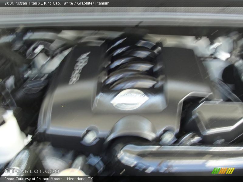 White / Graphite/Titanium 2006 Nissan Titan XE King Cab