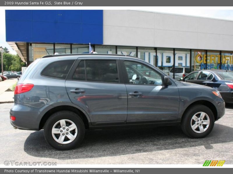 Slate Blue / Gray 2009 Hyundai Santa Fe GLS