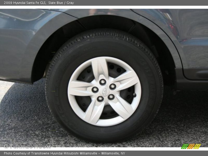 Slate Blue / Gray 2009 Hyundai Santa Fe GLS