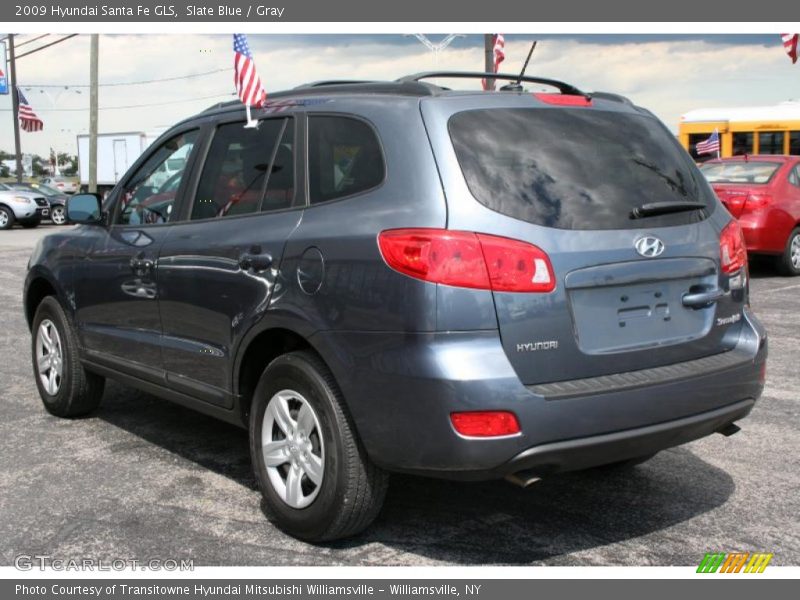 Slate Blue / Gray 2009 Hyundai Santa Fe GLS