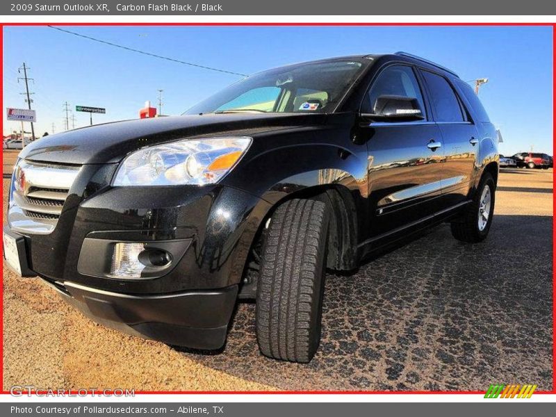 Carbon Flash Black / Black 2009 Saturn Outlook XR