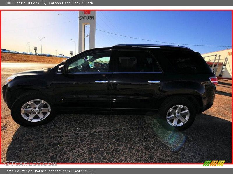 Carbon Flash Black / Black 2009 Saturn Outlook XR