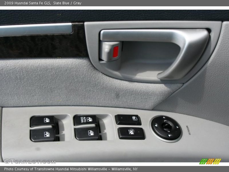 Slate Blue / Gray 2009 Hyundai Santa Fe GLS